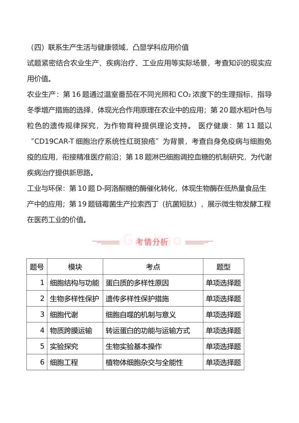 2025年高考生物真题完全解读(四川卷).docx_第3页