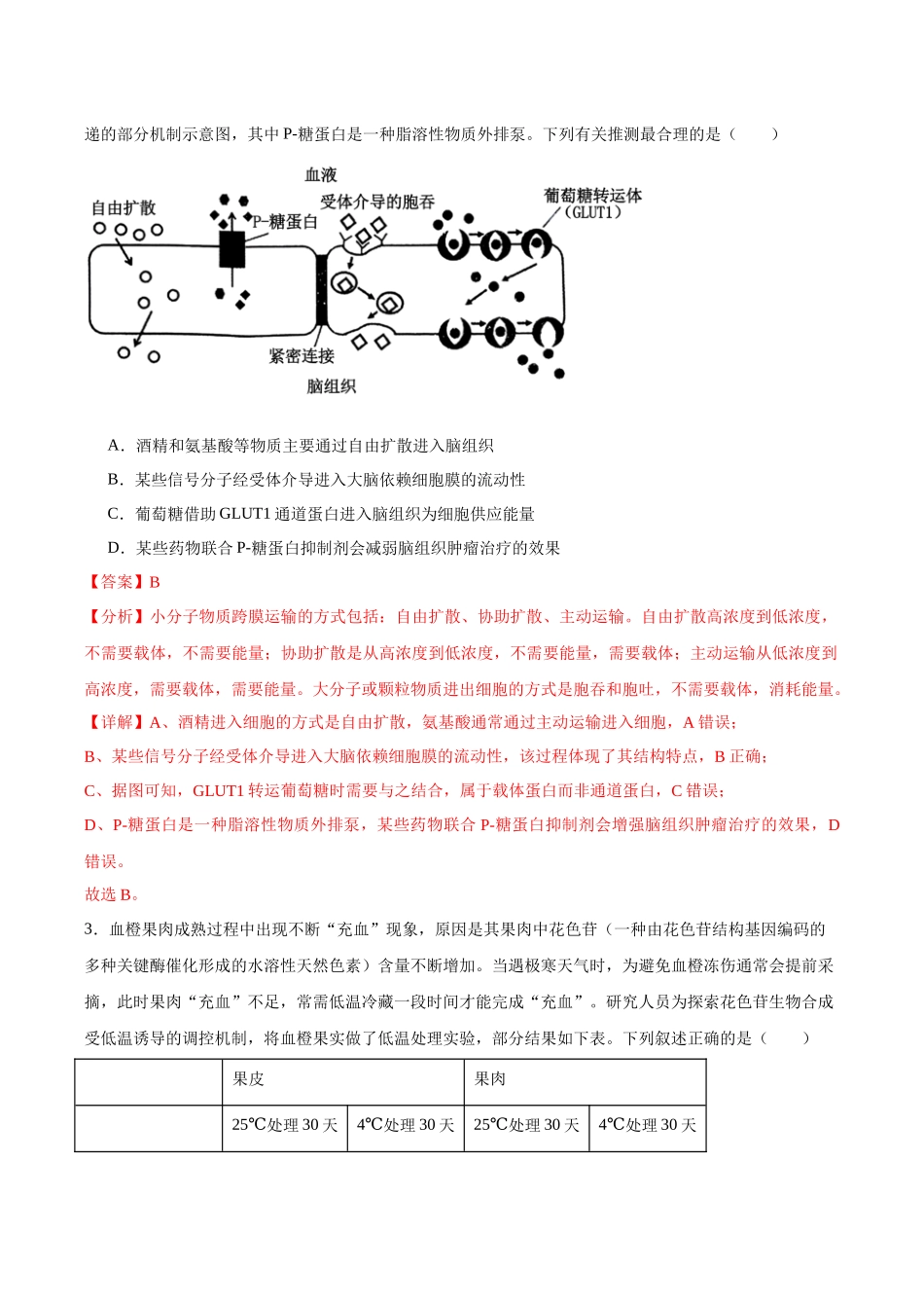 生物(贵州卷)(全解全析).docx_第2页