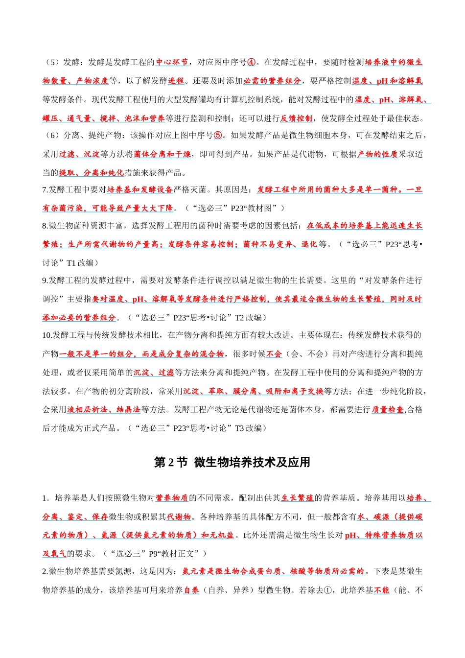 必背考点及易错选择性必修3 生物技术与工程-13页.docx_第3页
