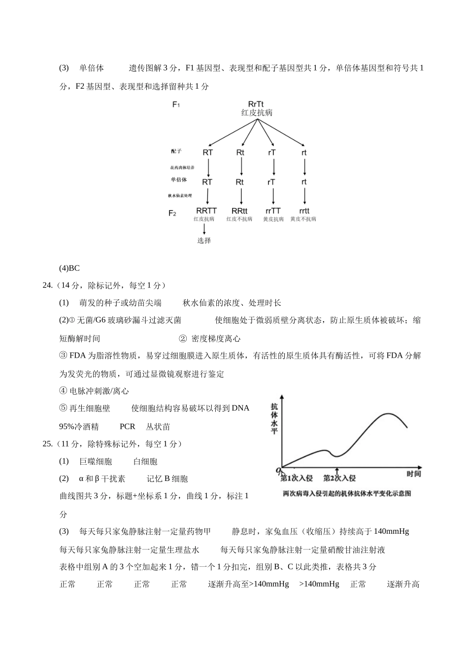生物二模模拟卷01(浙江专用)(参考答案).docx_第2页