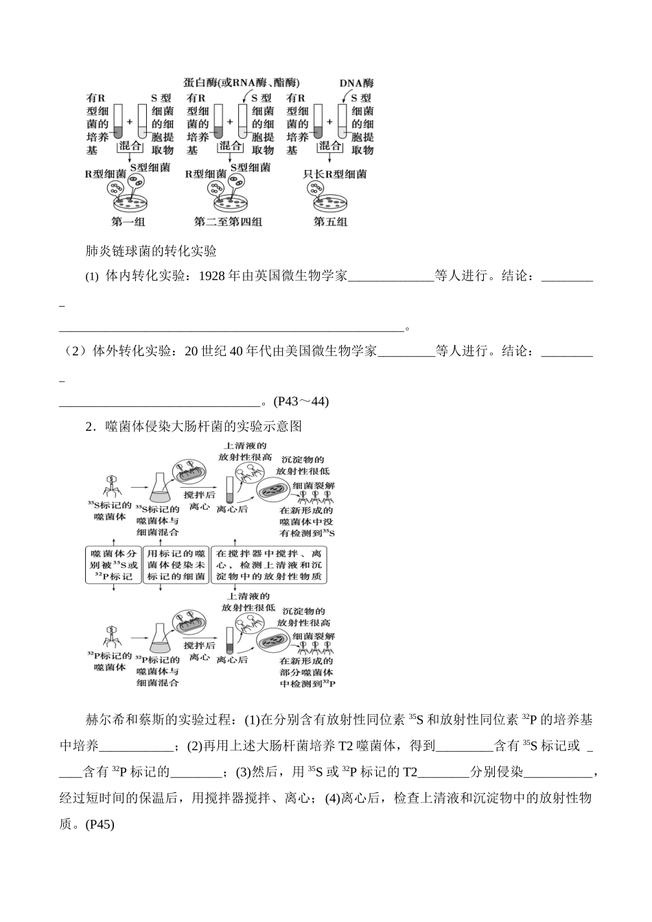 第3章 基因的本质（填空版）.docx_第2页