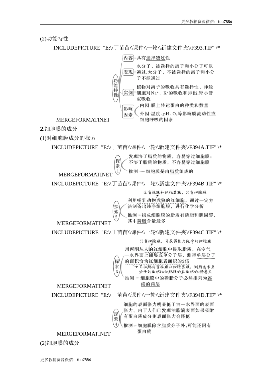 第4讲 细胞膜与细胞核.doc_第2页