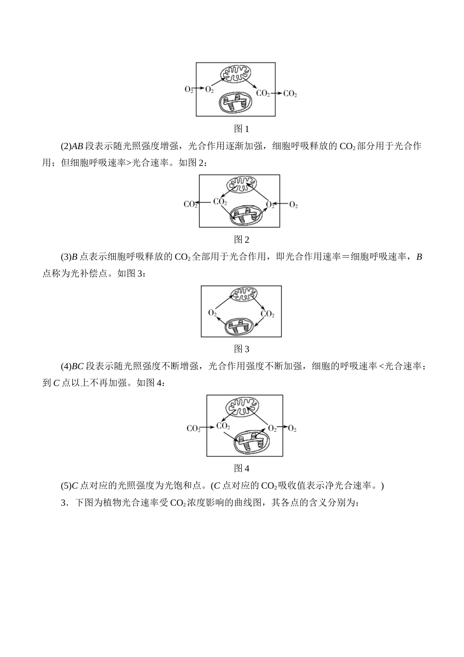 微专题2 光合作用和呼吸作用 原卷版.docx_第2页