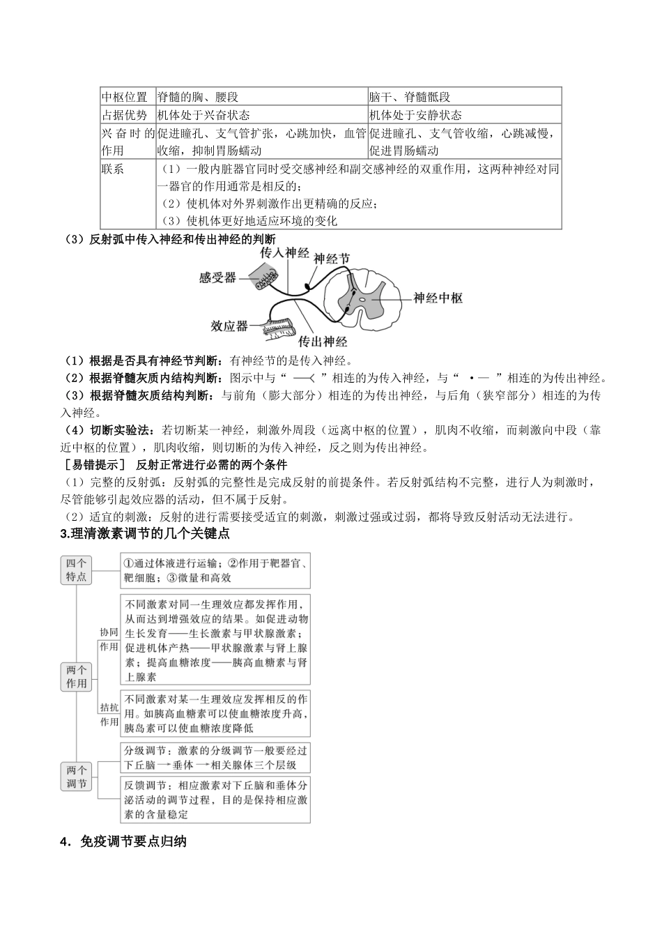 微专题6  神经、体液、免疫三大调节  解析版.docx_第2页
