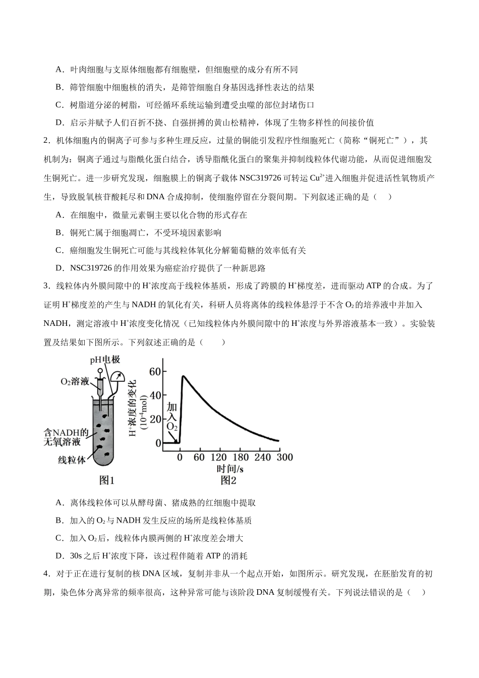 信息必刷卷01(安徽专用)学生版 .docx_第2页