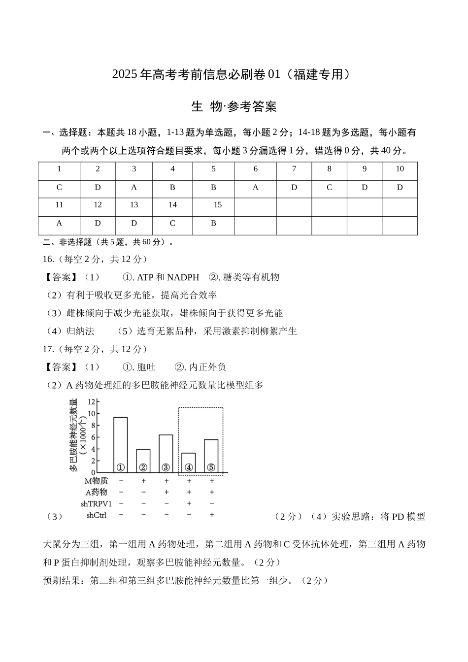 信息必刷卷01(福建专用)参考答案.docx_第1页