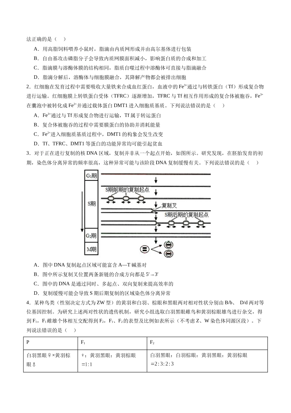 信息必刷卷01（山东专用）学生版.docx_第2页