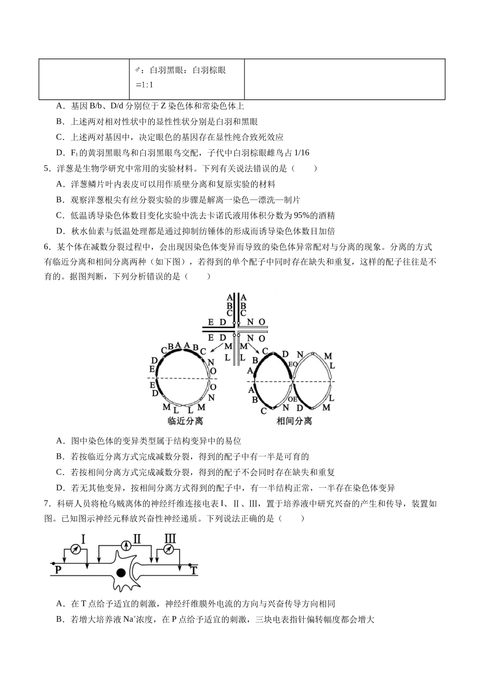 信息必刷卷01（山东专用）学生版.docx_第3页