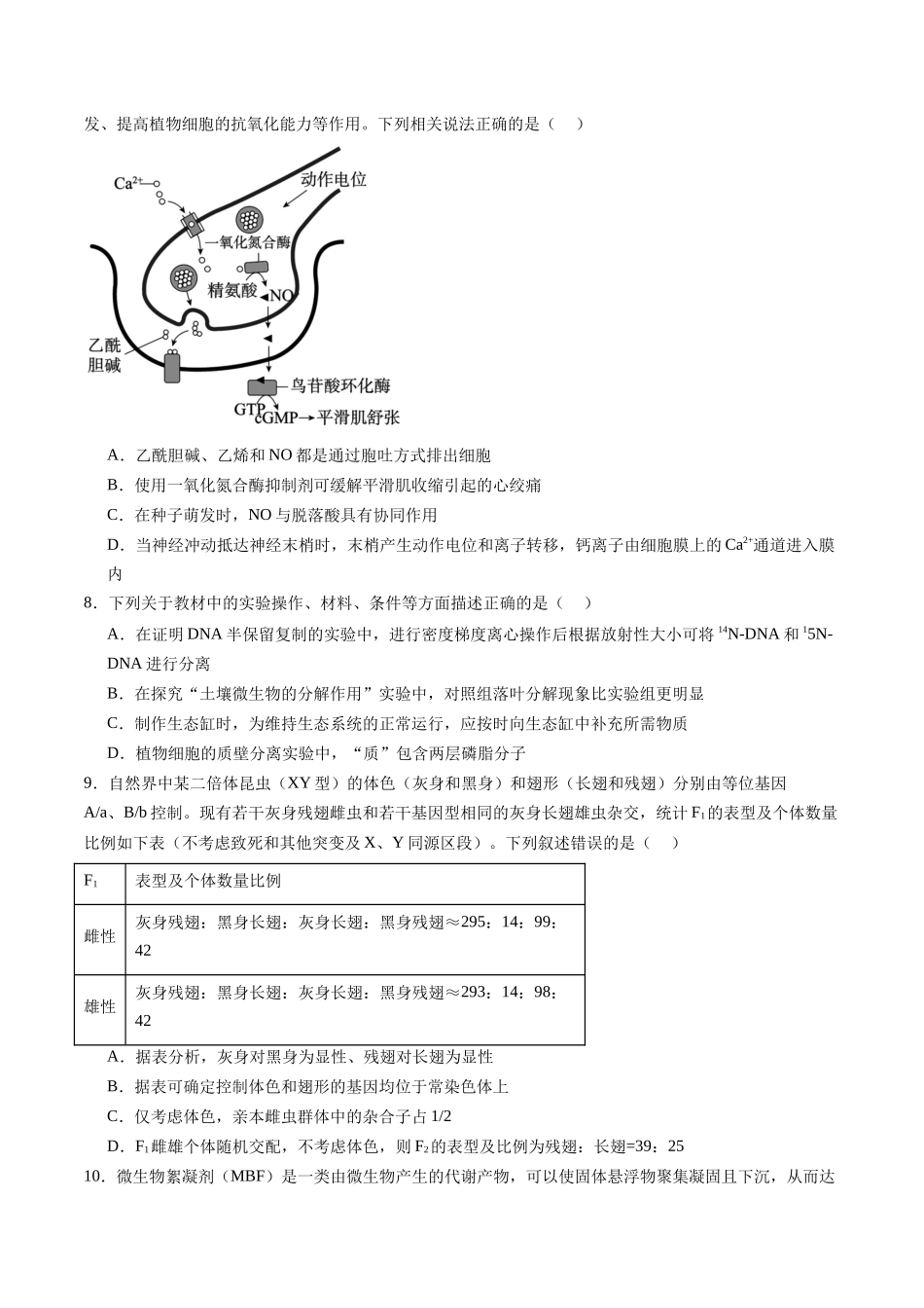 信息必刷卷02（安徽专用）学生版 .docx_第3页