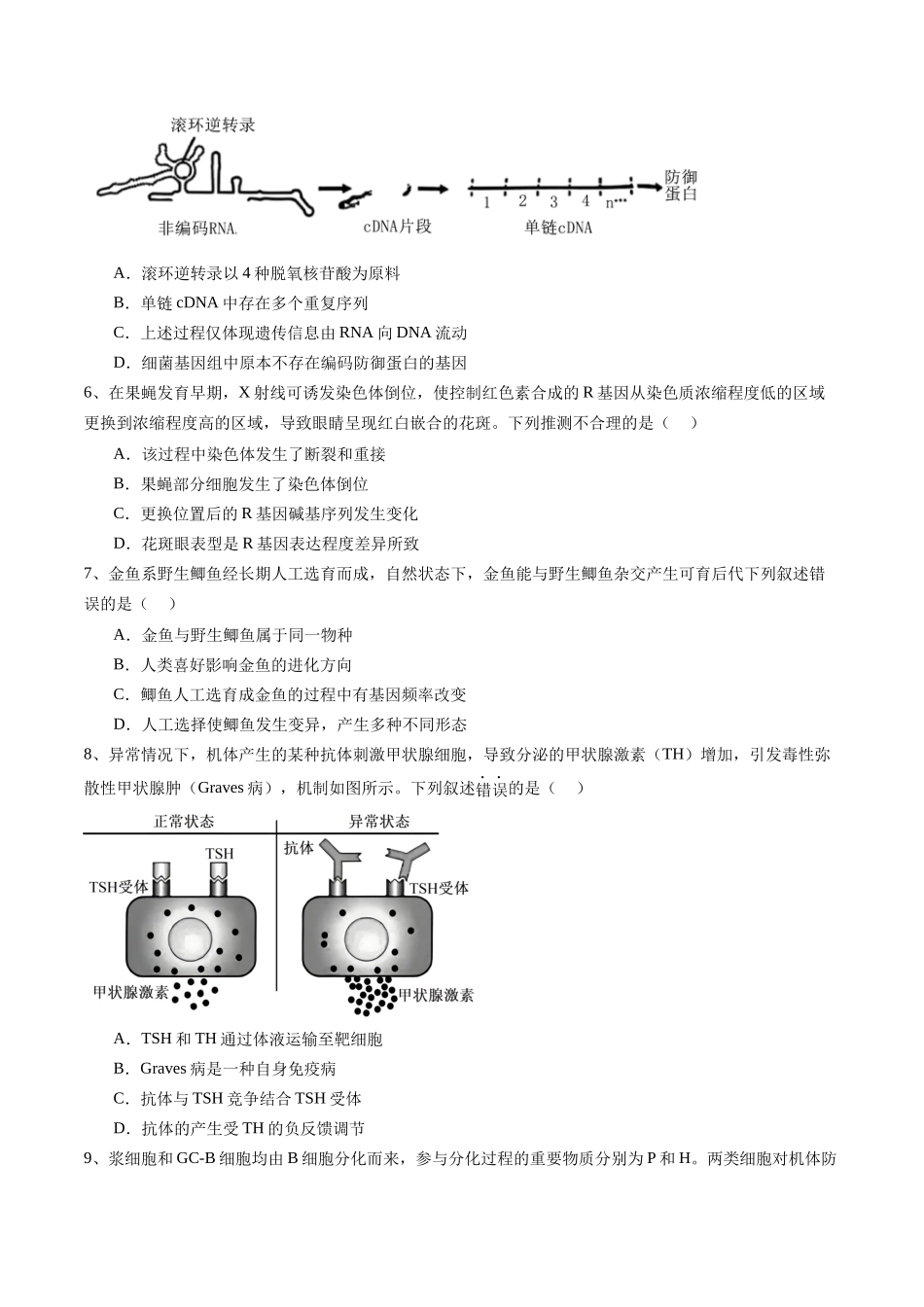 信息必刷卷02(北京专用)(学生版).docx_第3页