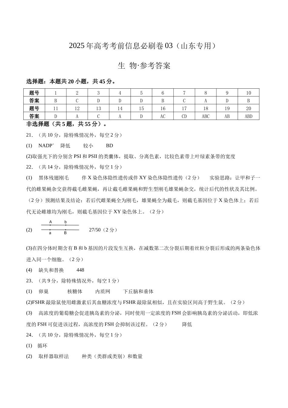 信息必刷卷03(山东专用)参考答案.docx_第1页