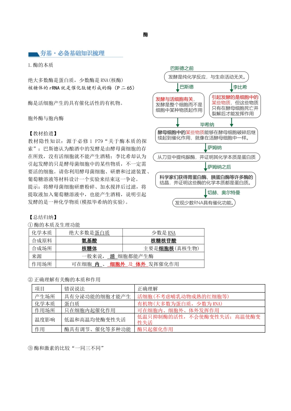 第8讲 酶和ATP(讲义)(学生版).docx_第2页