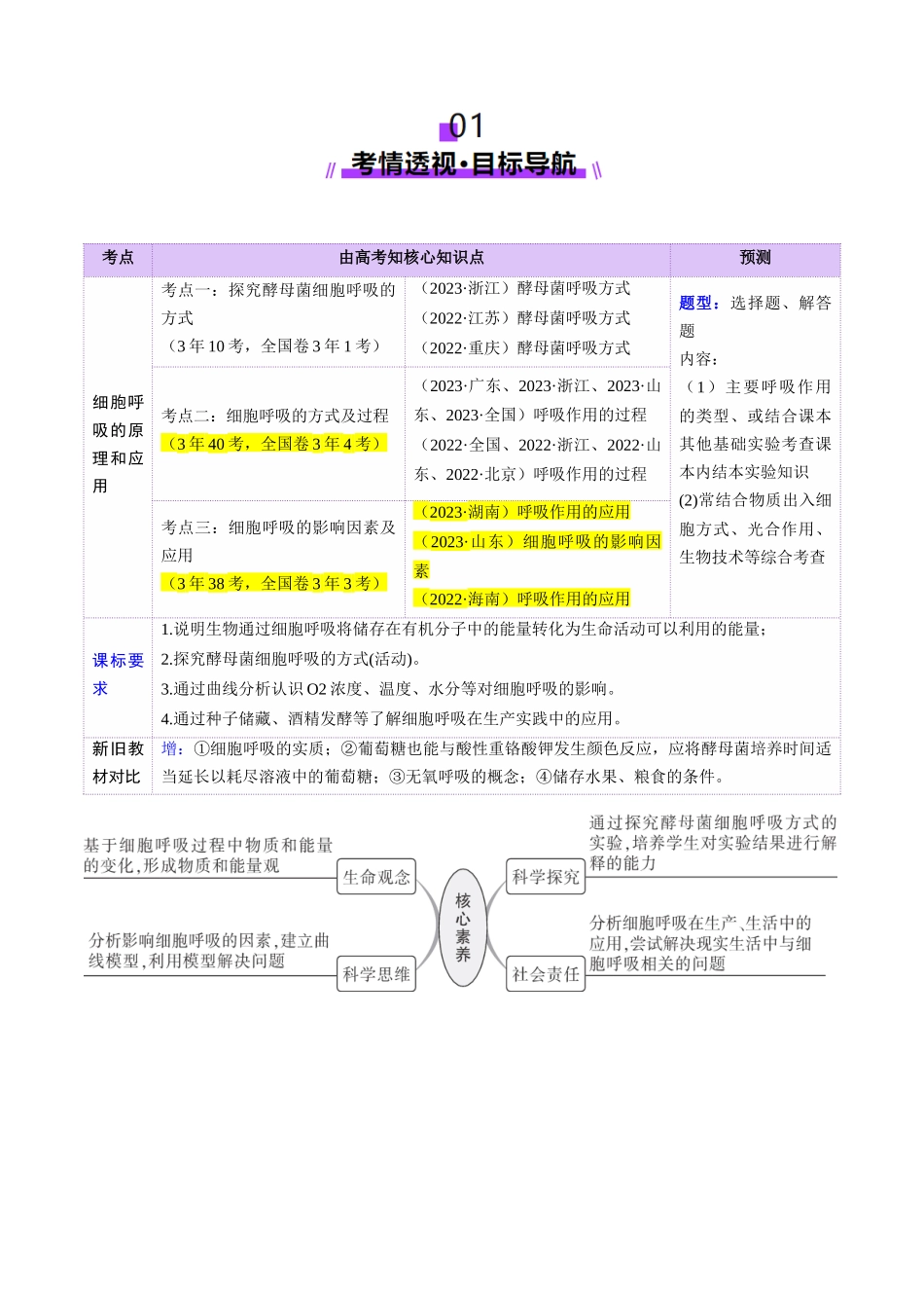 第09讲 细胞呼吸（讲义）（学生版）.docx_第2页