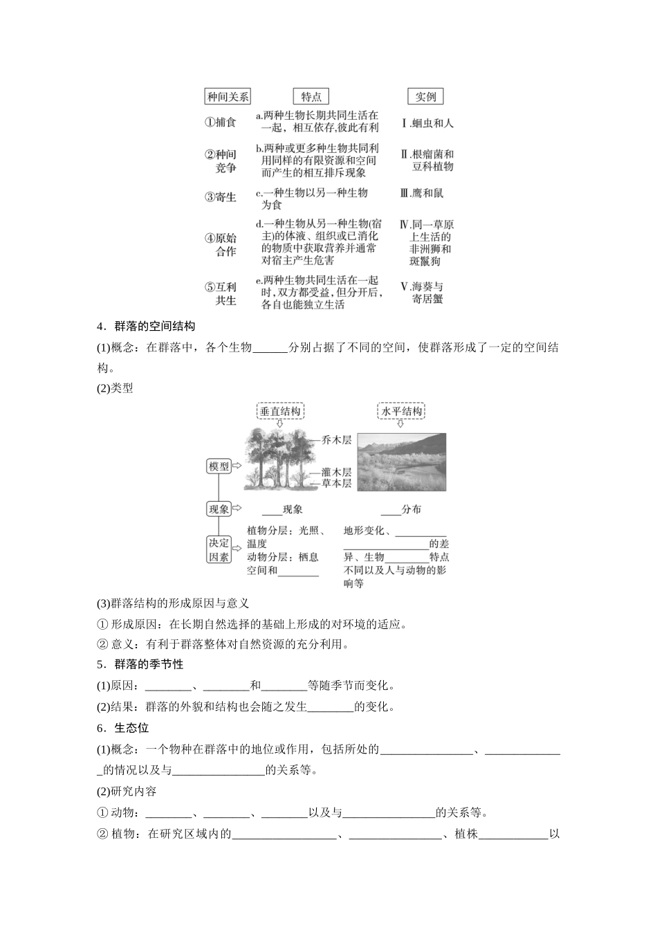 第9单元　第3课时　群落的结构.docx_第2页