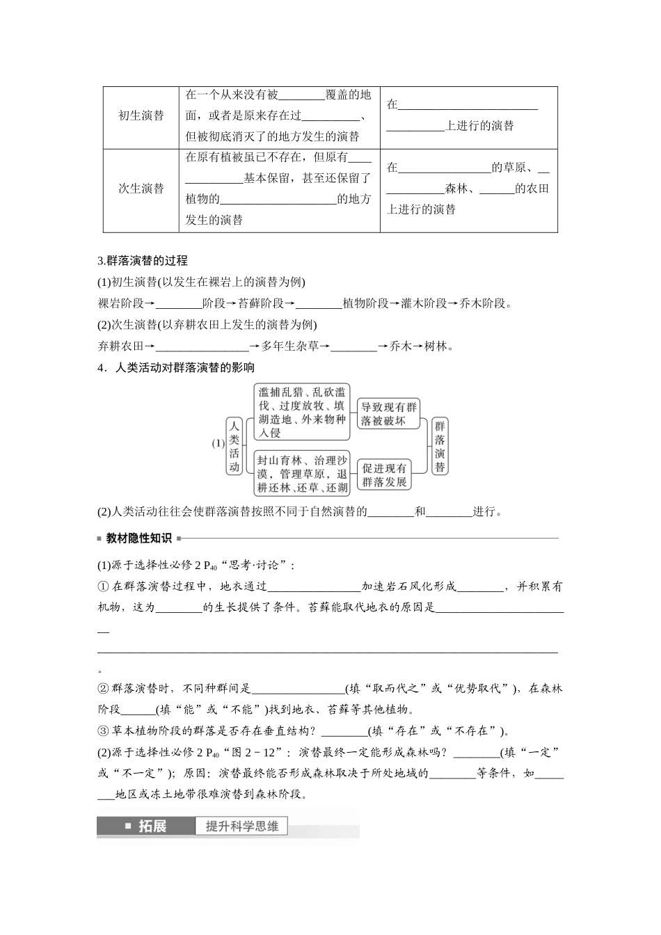第9单元　第4课时　群落的主要类型及演替.docx_第3页