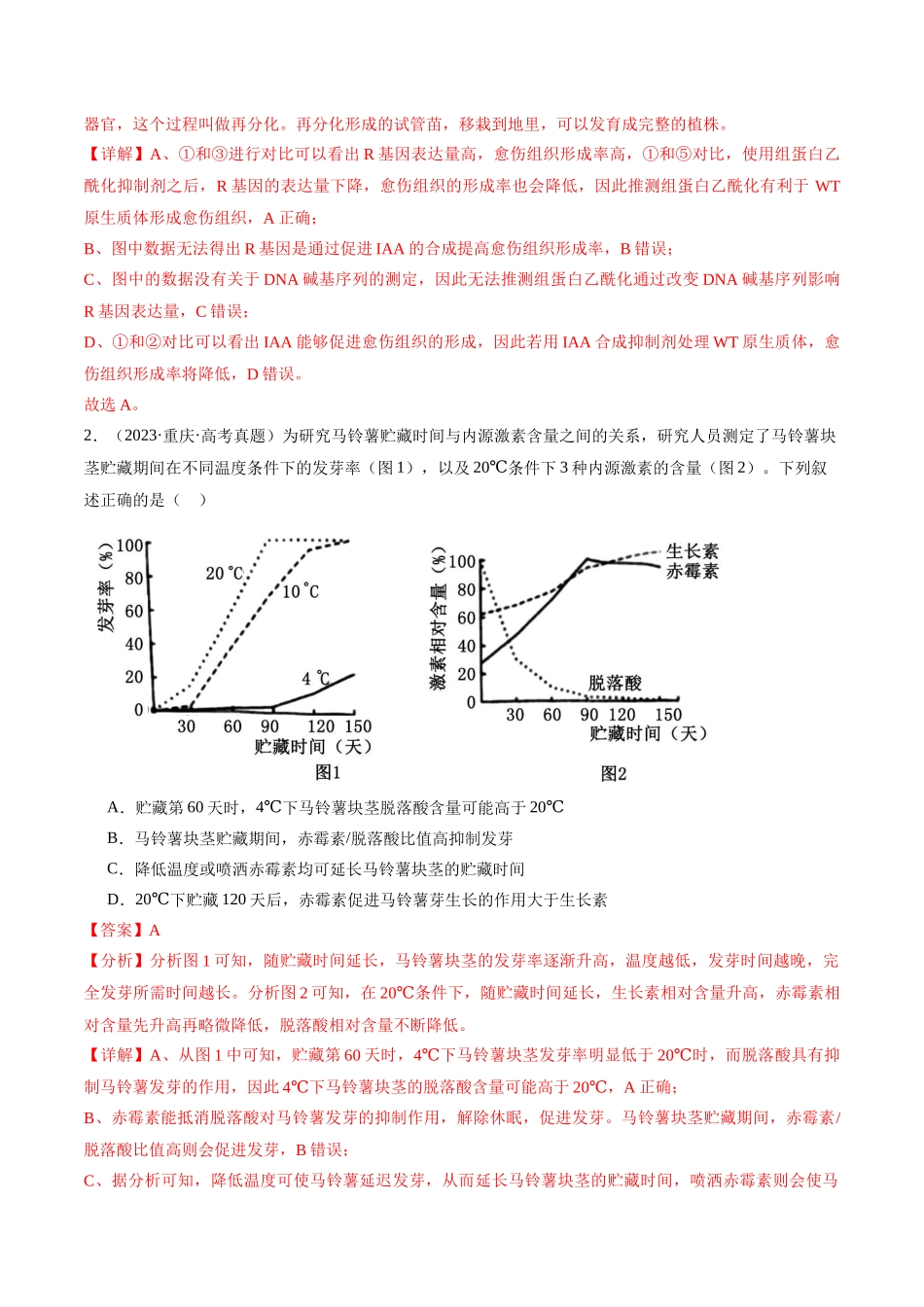 第11天  植物生命活动的调节（解析版）.docx_第3页