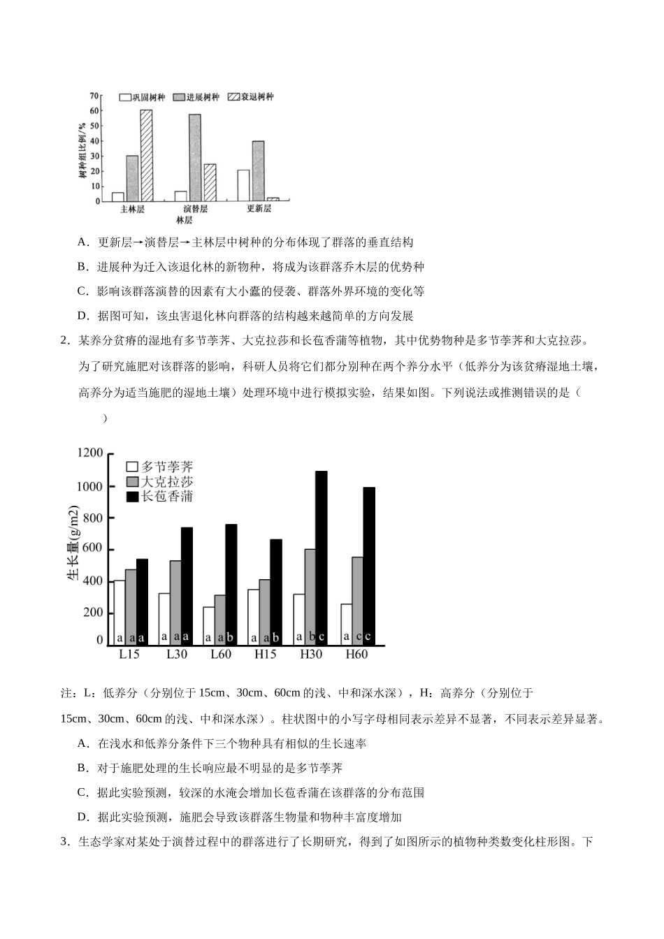 押题09 生态环境与环保(4大题型猜押)(学生版).docx_第2页