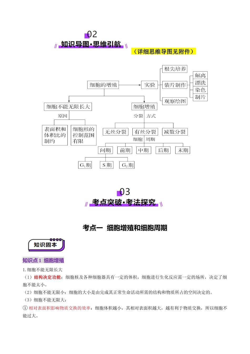 第12讲 细胞增殖(讲义)(学生版).docx_第3页