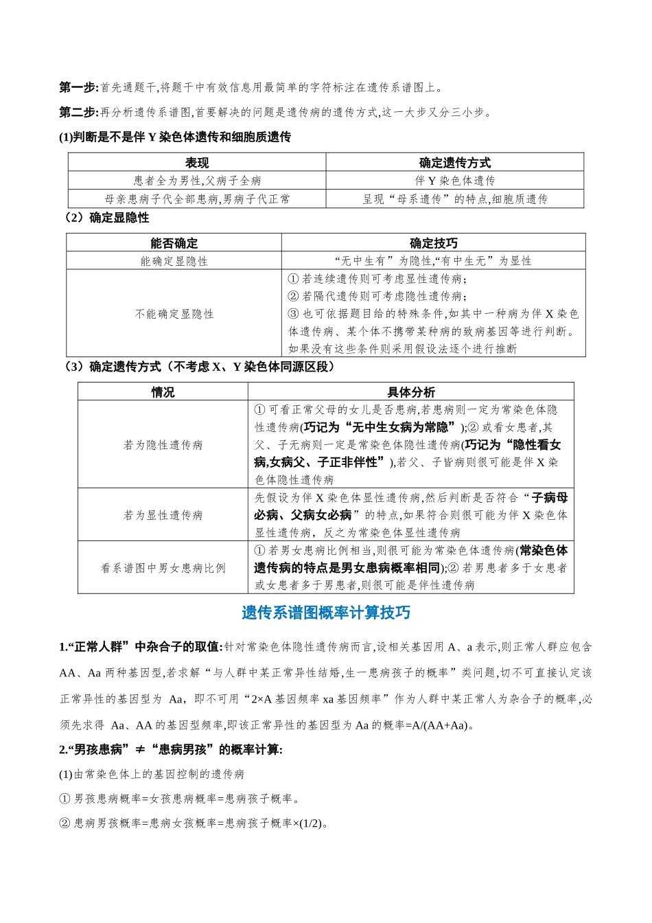 重难点08 人类遗传病及基因定位(解析版).docx_第2页