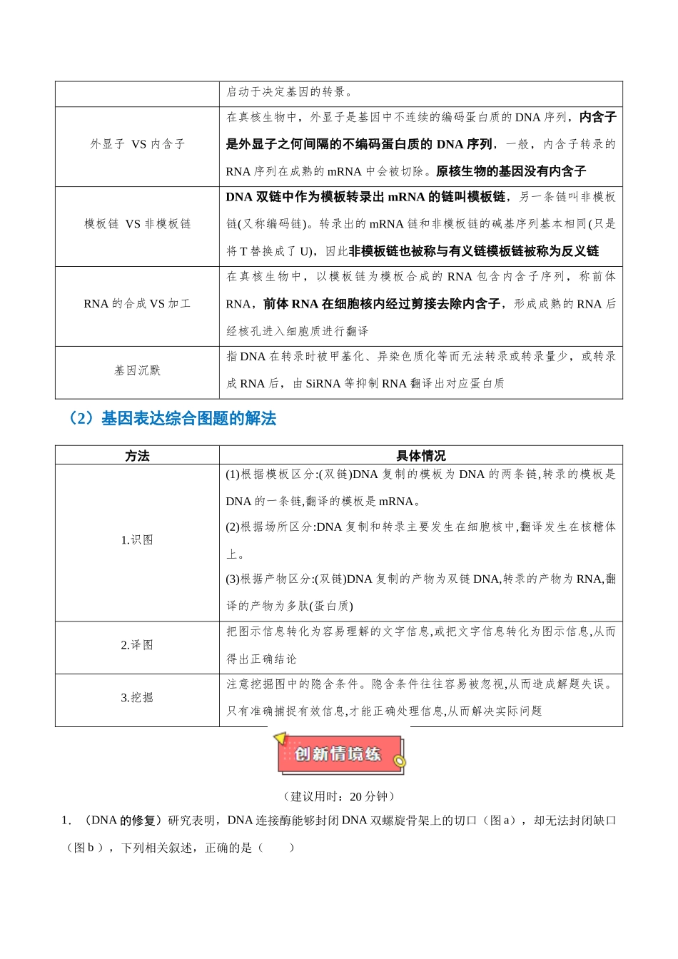 重难点09 基因表达突破(解析版).docx_第2页