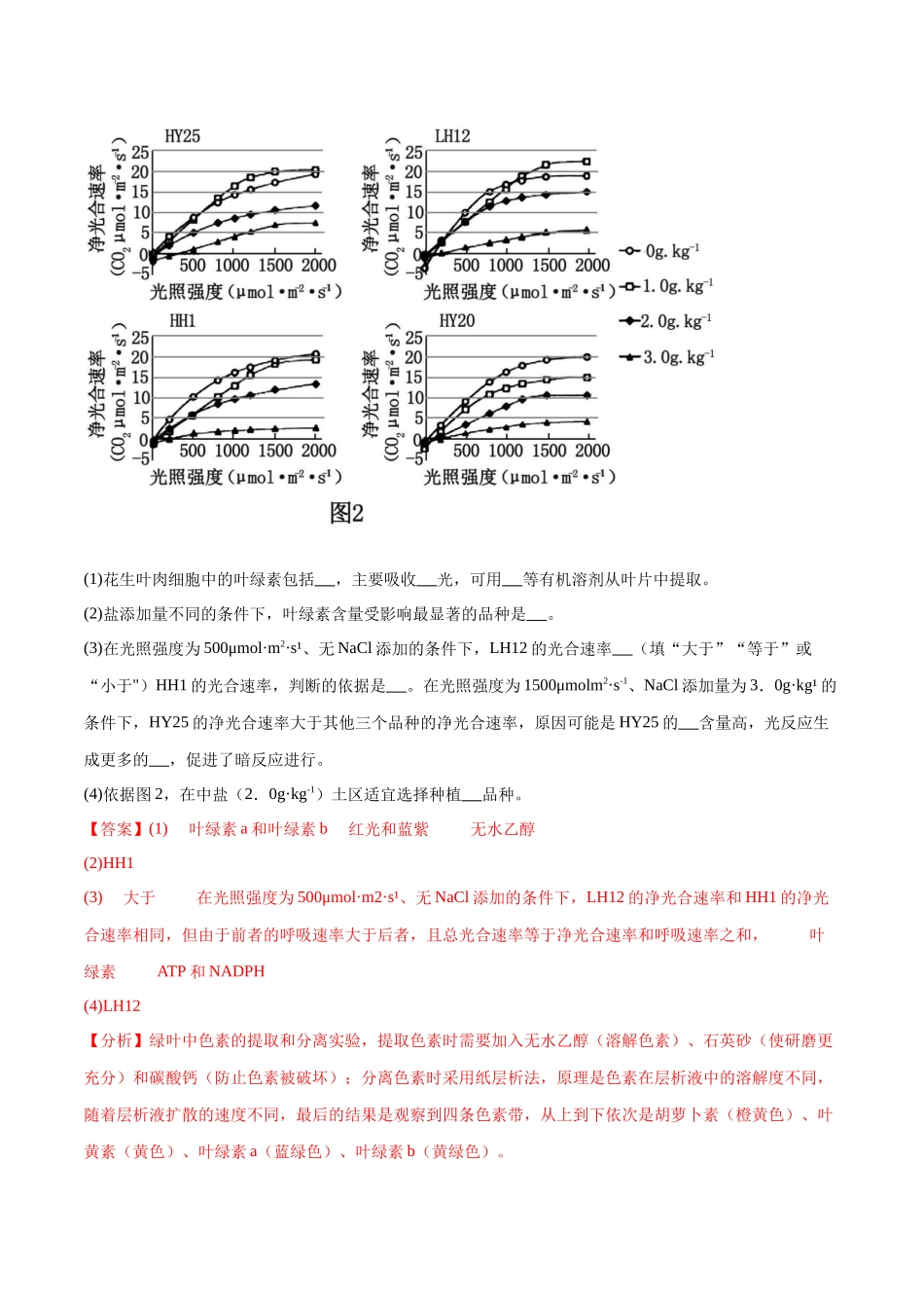 专题01 分子与细胞模块(东北三省通用)(原卷版).docx_第2页