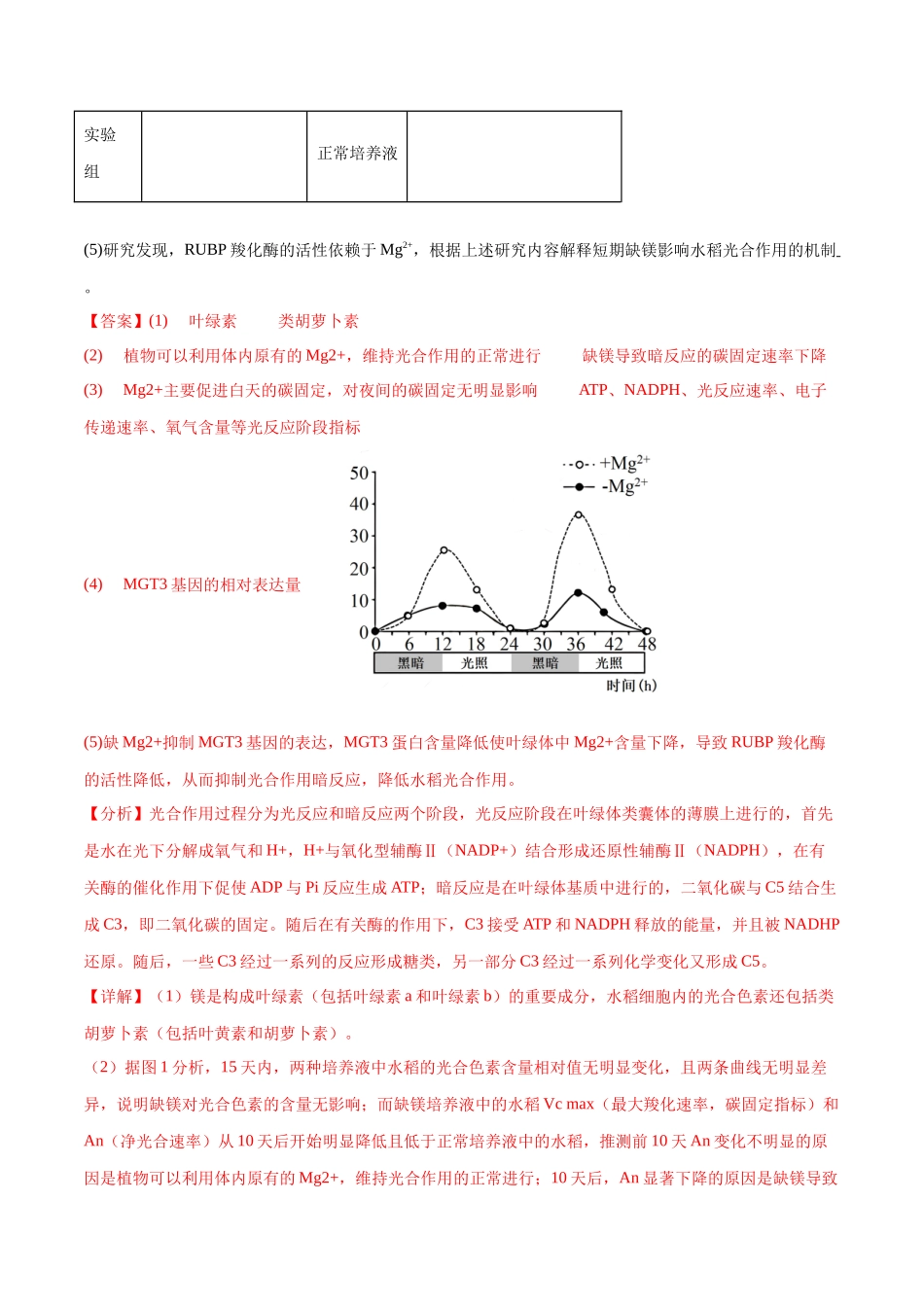 专题01 细胞代谢(解析版).docx_第2页