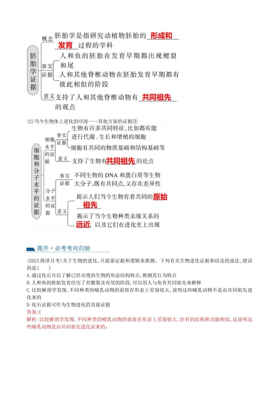 第24讲 生物的进化(讲义)(教师版).docx_第3页