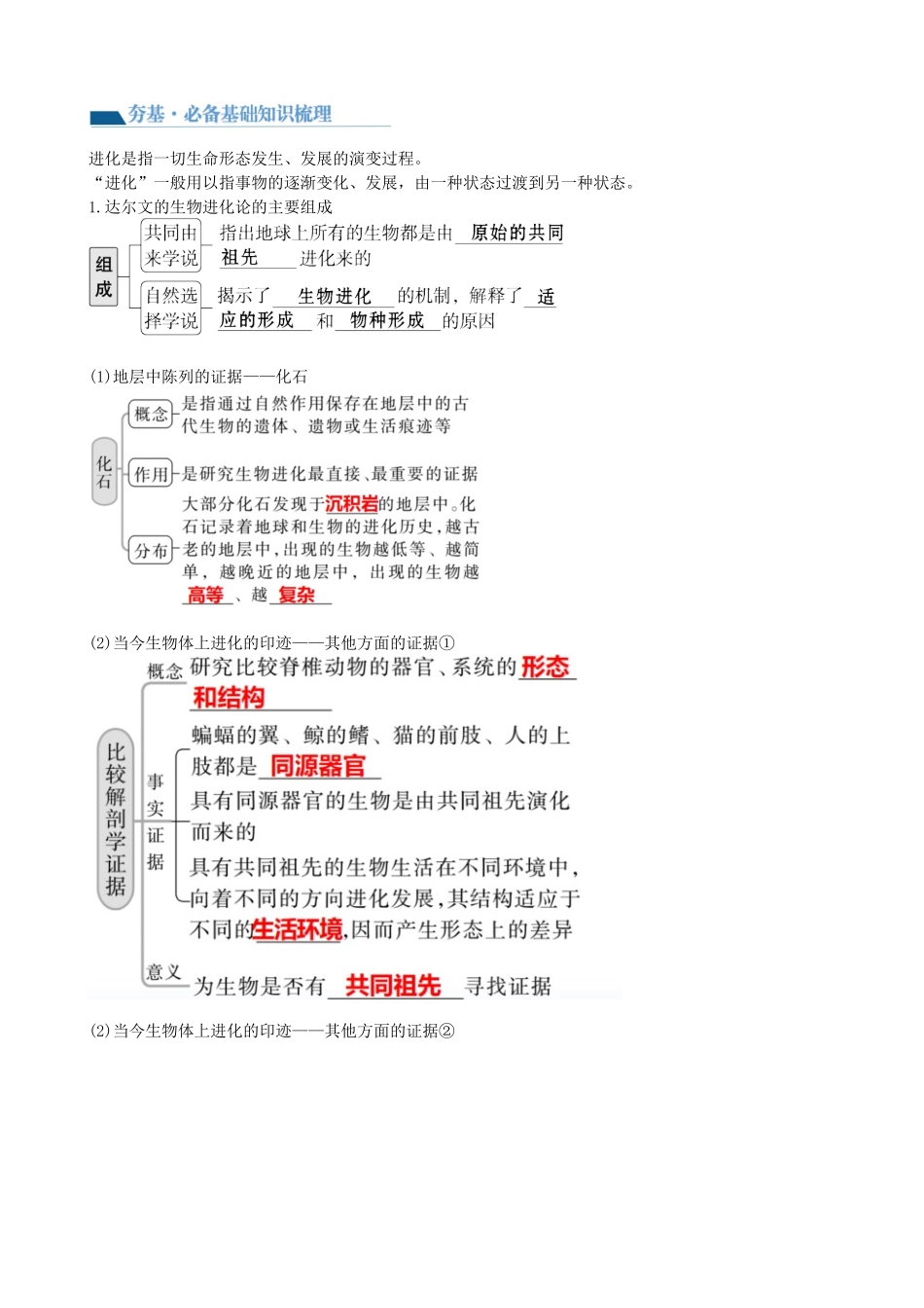 第24讲 生物的进化(讲义)(学生版).docx_第2页