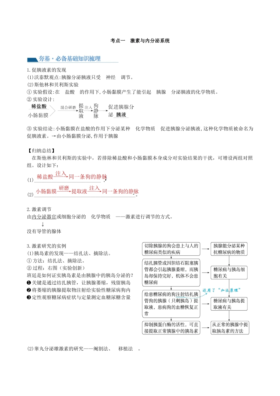 第27讲 体液调节(讲义)(教师版).docx_第2页
