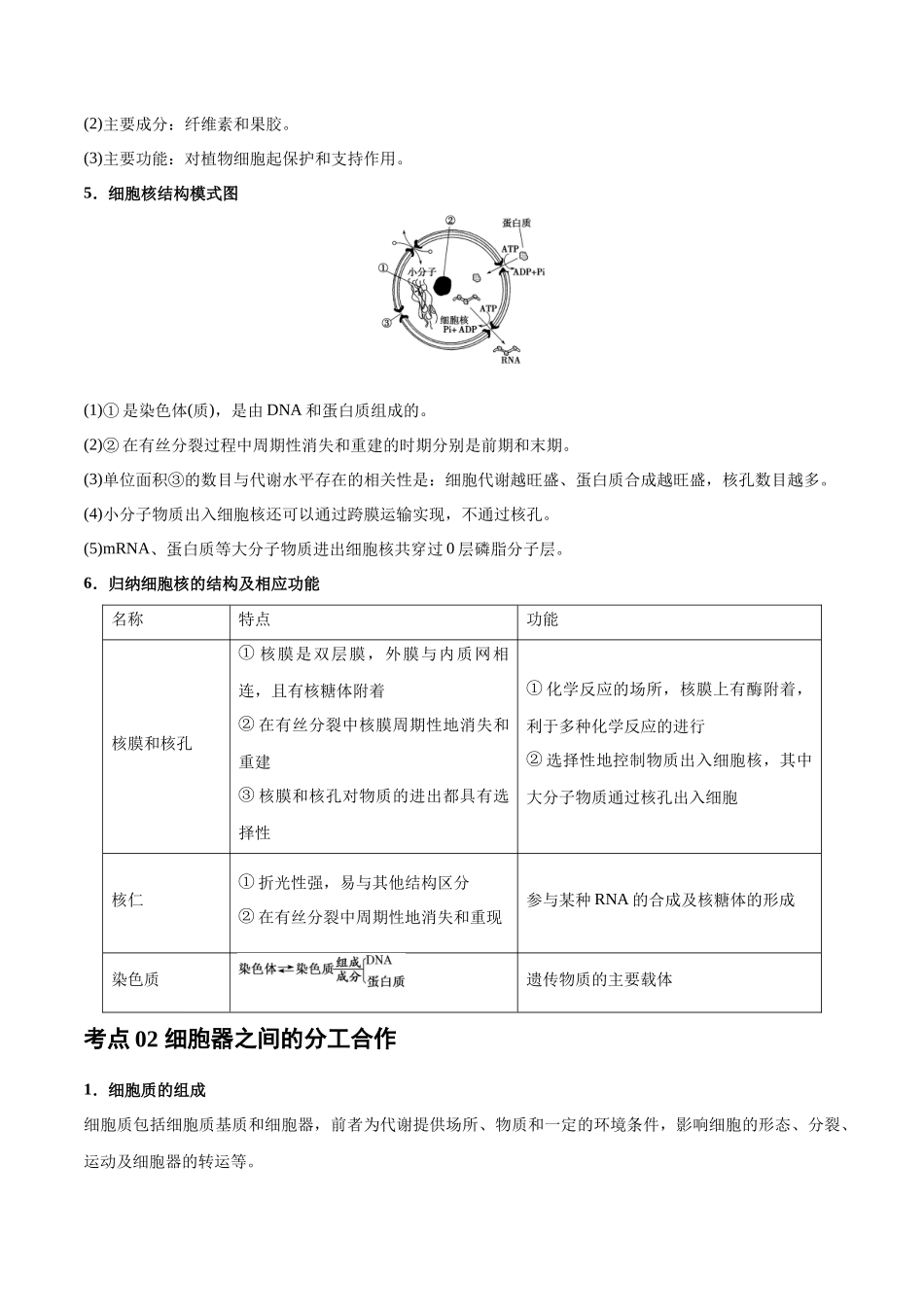 专题02 细胞的结构基础(学生版).docx_第3页