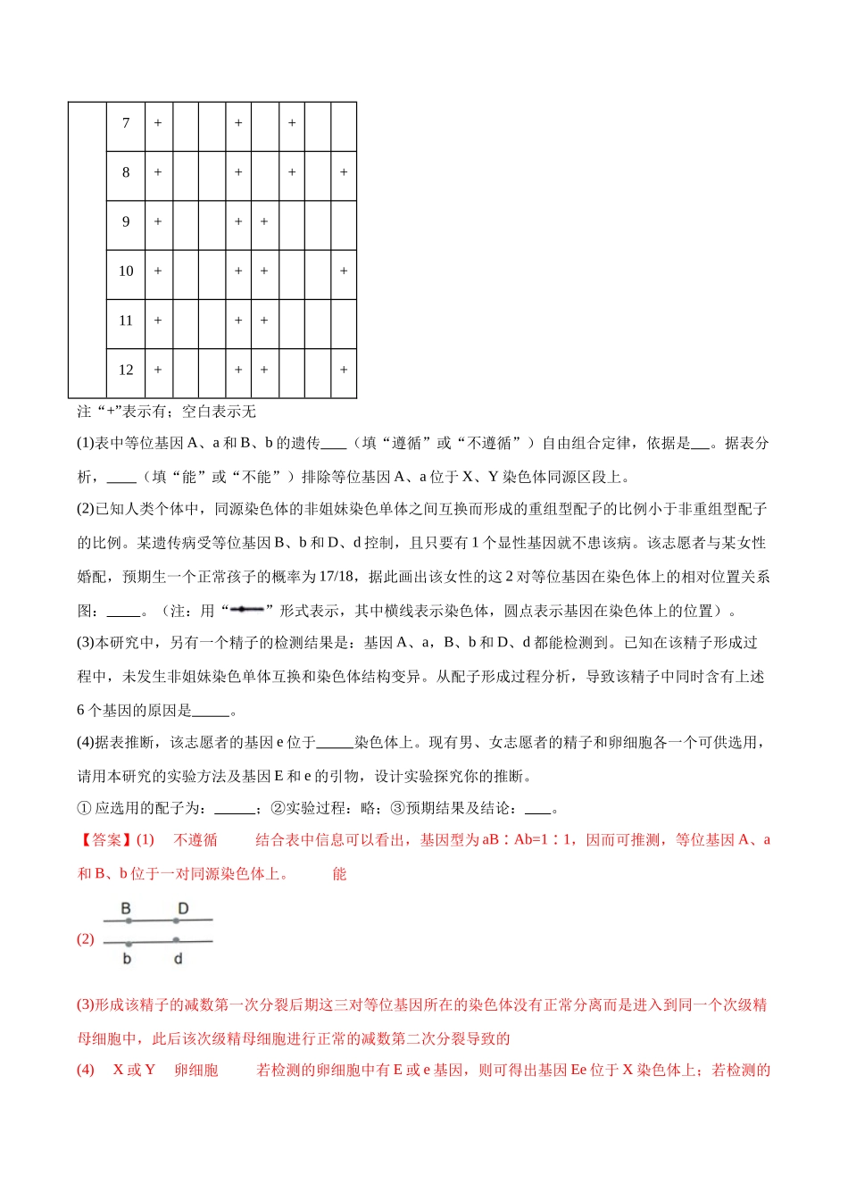 专题02 遗传与进化模块(山东卷)(解析版).docx_第2页