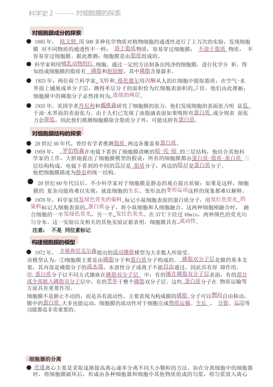专题2 学科学史-答案版.docx_第2页