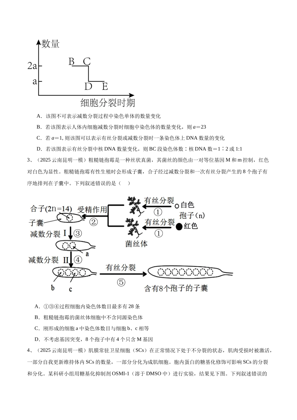 专题03 细胞的分裂与生命历程（学生版）.docx_第2页