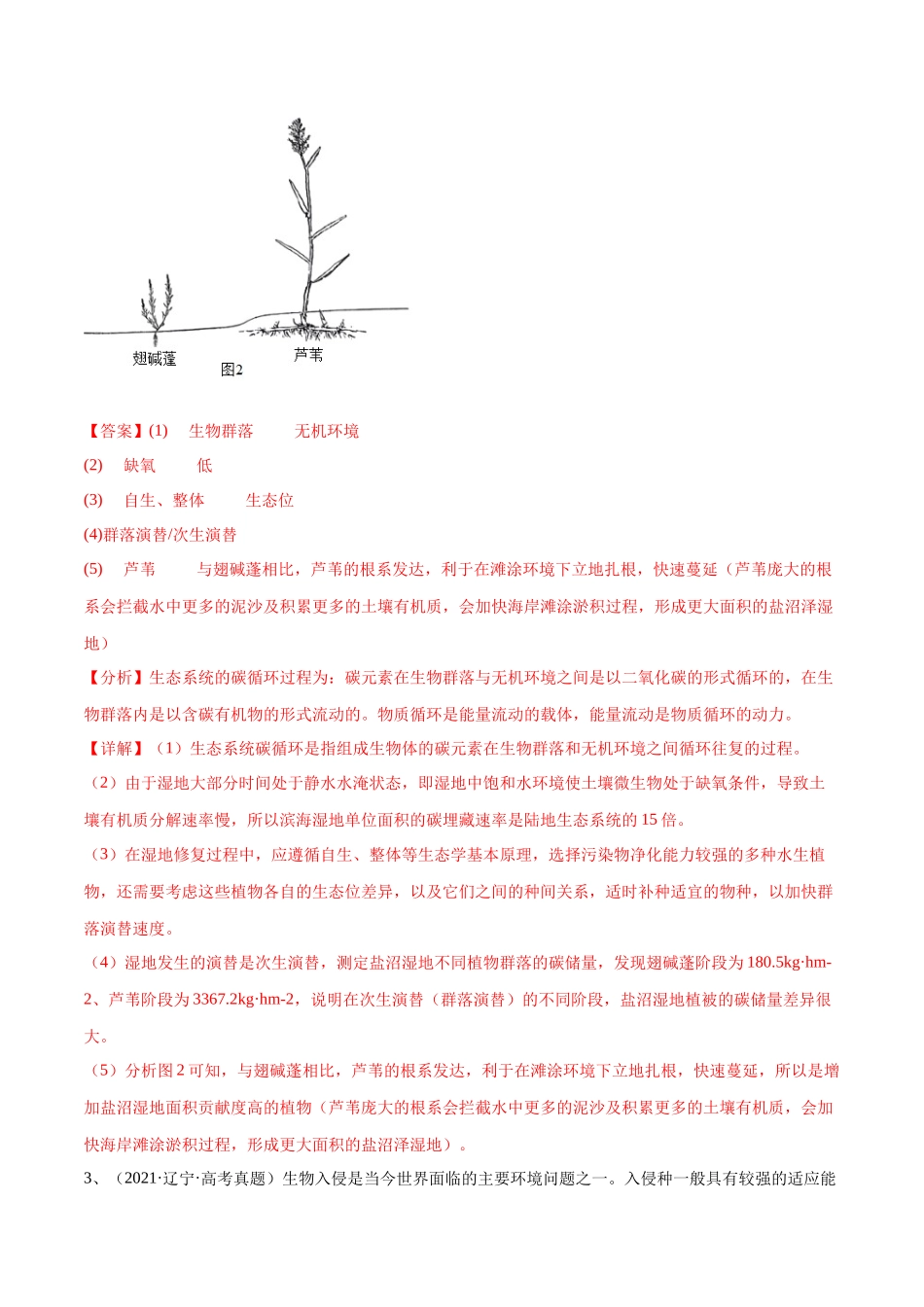 专题04 生物与环境模块(东北三省通用)(原卷版).docx_第3页