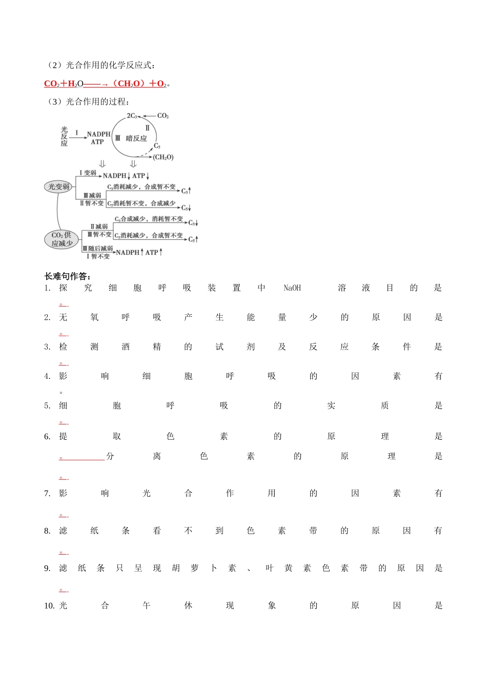 专题04 细胞的能量供应与利用(原卷版).docx_第3页