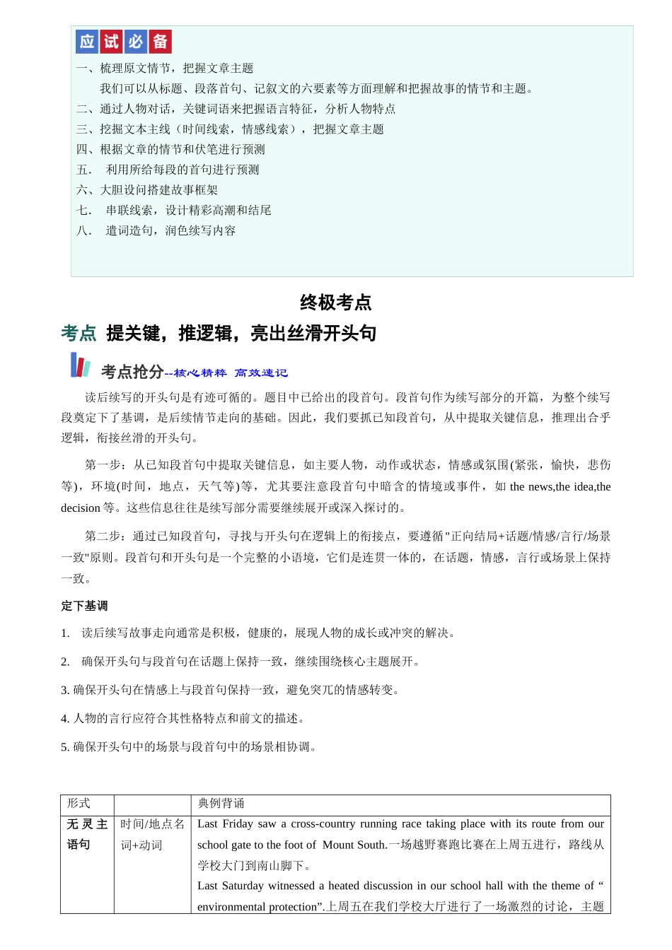 2026年高考英语考前20天冲刺讲义(四)(原卷版).docx_第3页