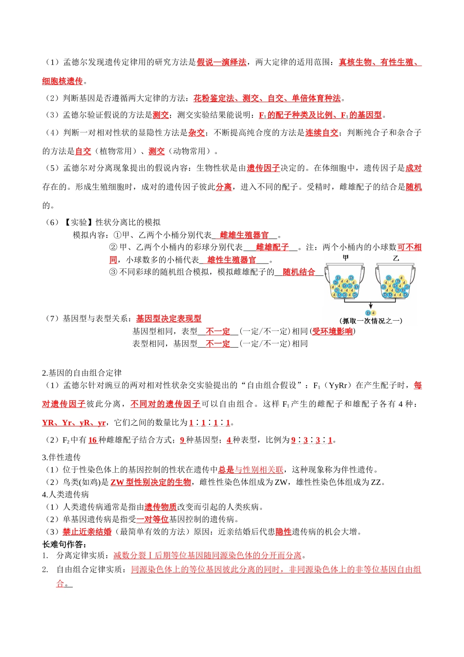 专题05 基因的传递规律(解析版).docx_第2页