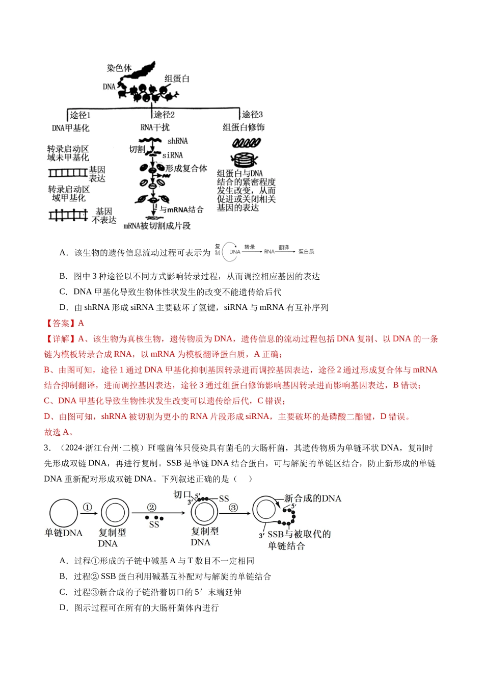 专题05 遗传的分子基础（解析版）.docx_第2页