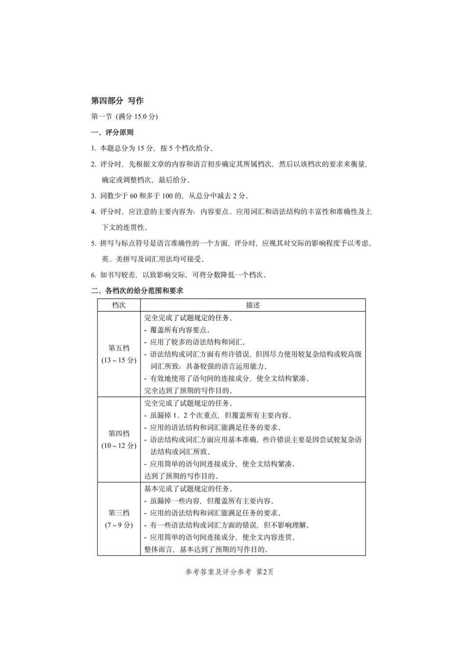英语湖北武汉市2026届高中毕业生高三年级下学期三月调研考试(武汉二调)(3.11-3.13)(1).pdf_第2页