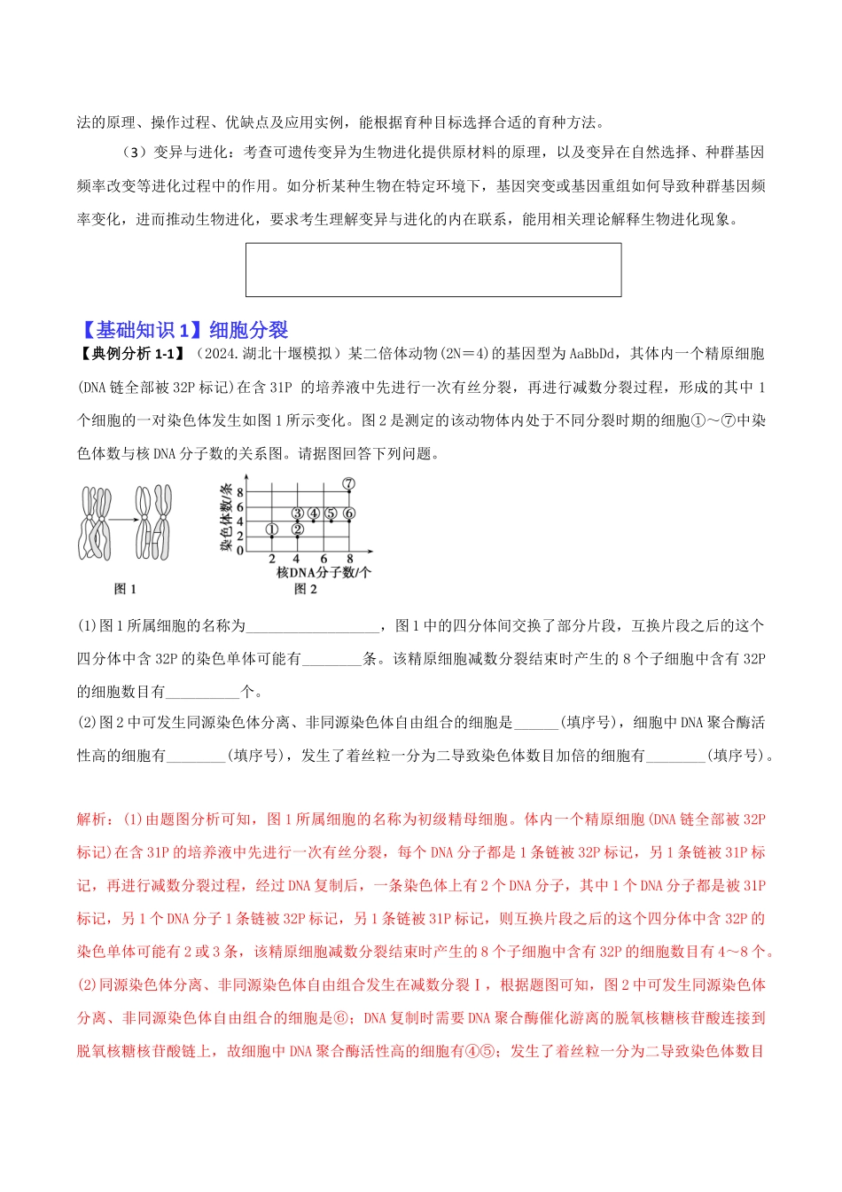 专题07 遗传规律与变异的综合运用(解析版).docx_第2页