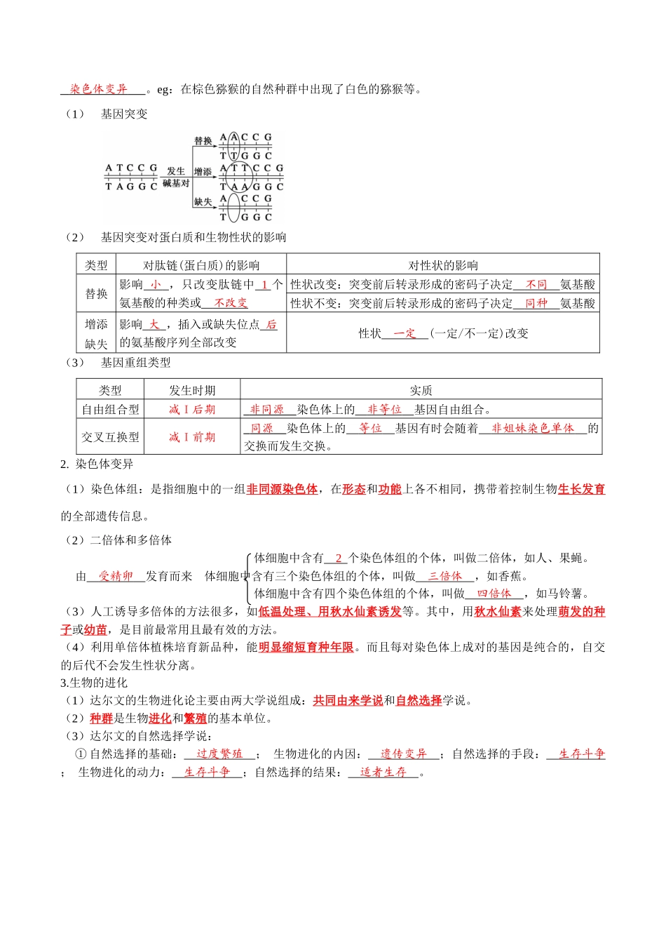 专题07 生物的变异和进化(解析版).docx_第2页