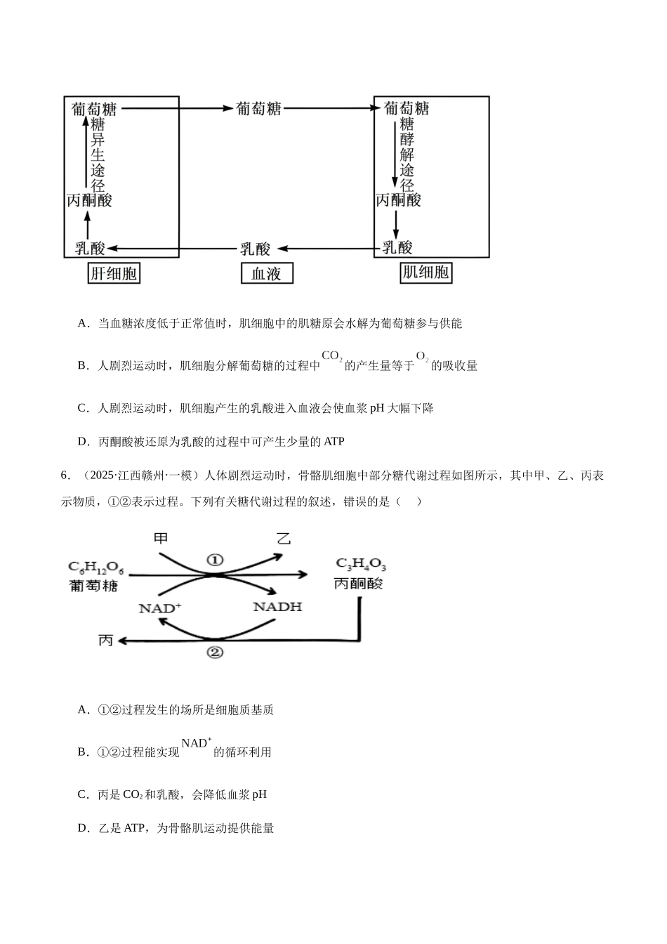 专题08 内环境和神经调节(学生版).docx_第3页