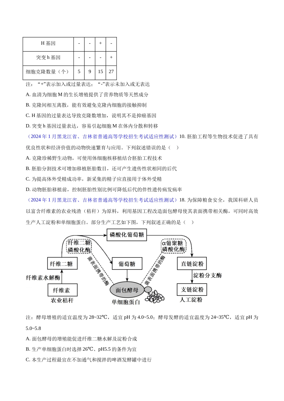 专题08 生物技术与工程(原卷版).docx_第2页