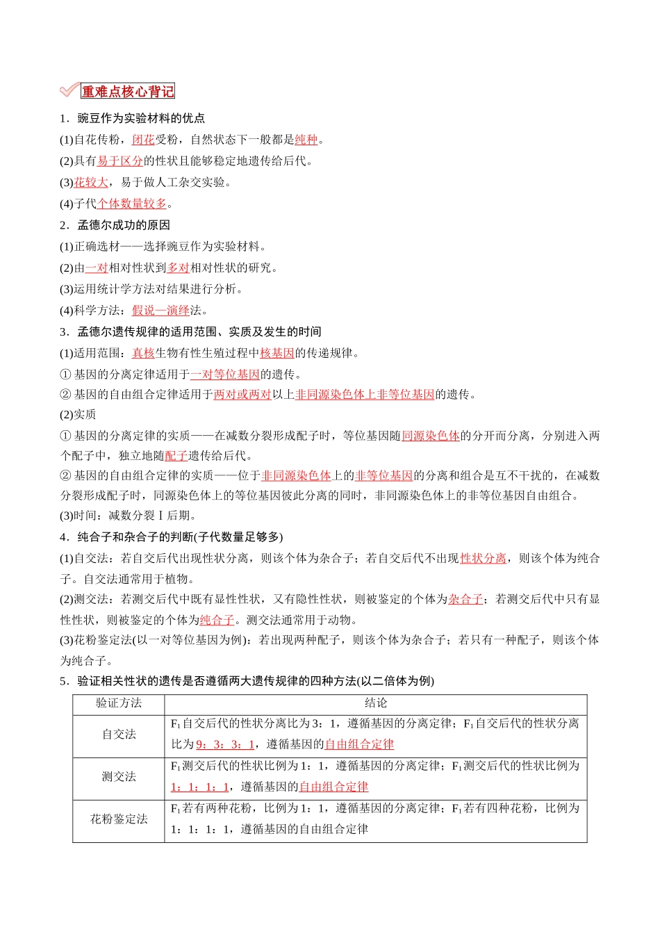 专题08 遗传的基本规律（解析版）.docx_第2页