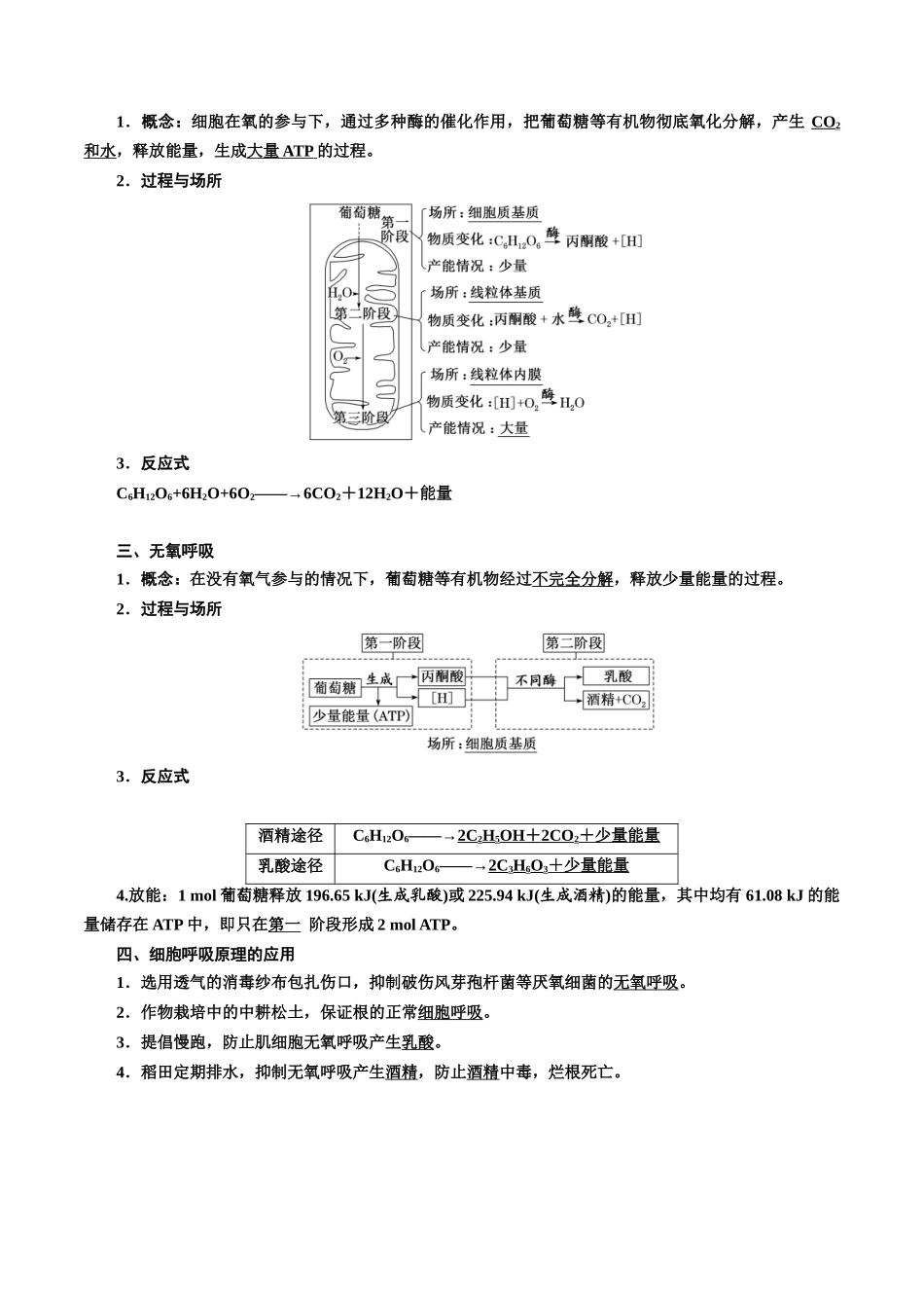 专题9 细胞呼吸(原卷版) .docx_第2页