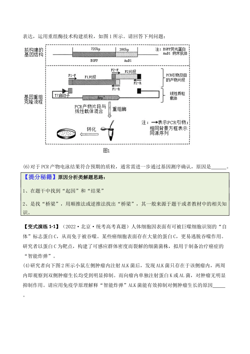 专题10 生物技术与工程（原卷版） .docx_第2页