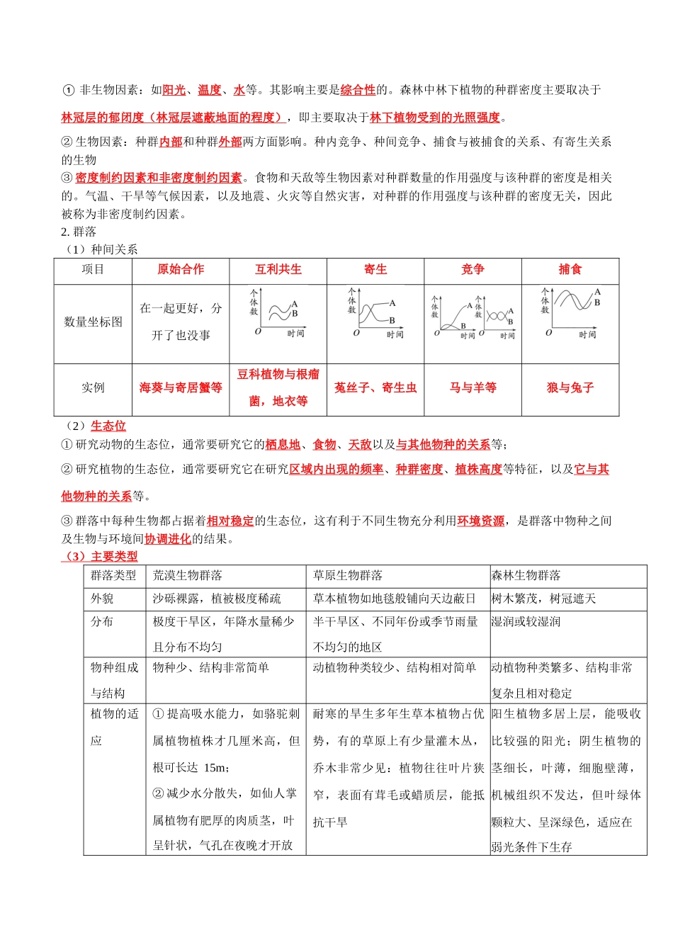 专题10 生物与环境(教师版).docx_第3页