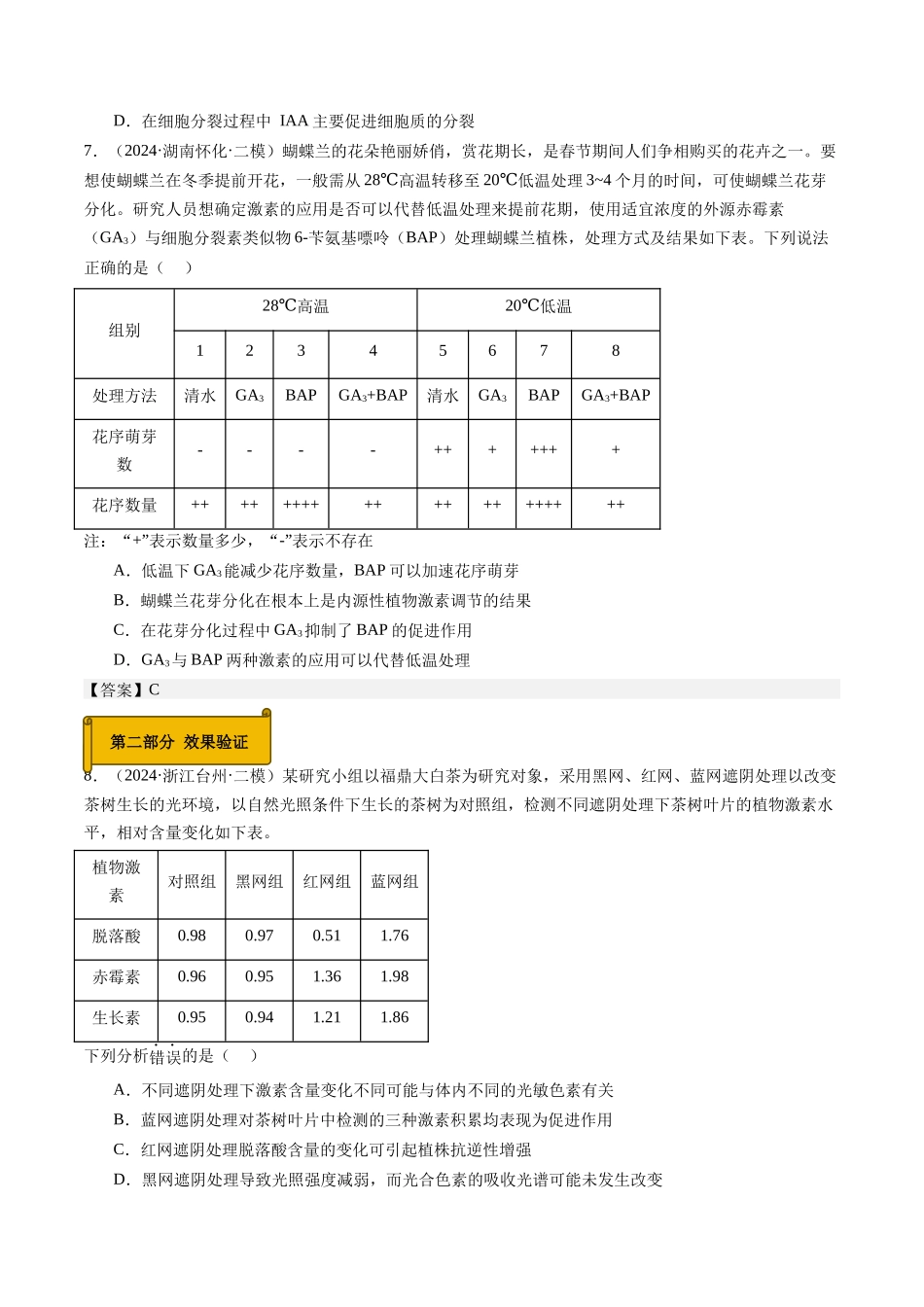 专题10 植物激素调节(学生版).docx_第3页