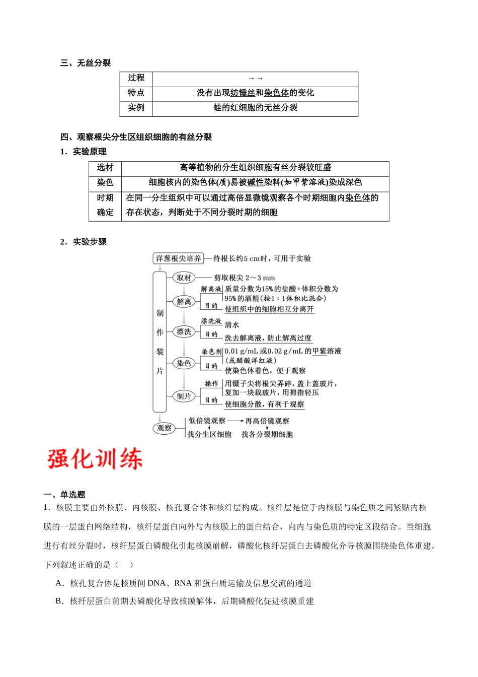 专题12 细胞增殖(原卷版).docx_第2页