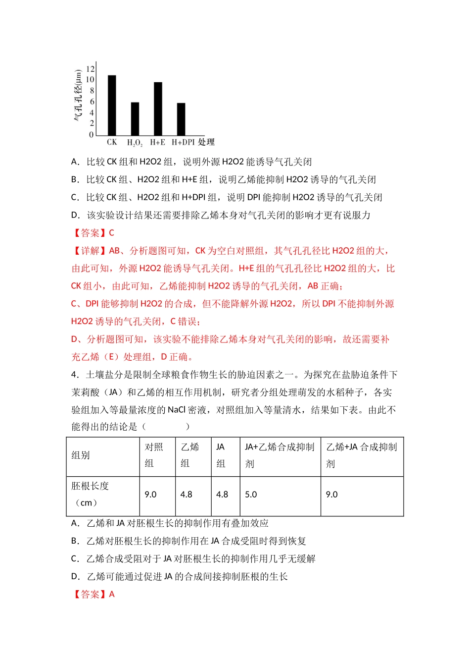 专题12 植物的激素调节(解析版).docx_第3页